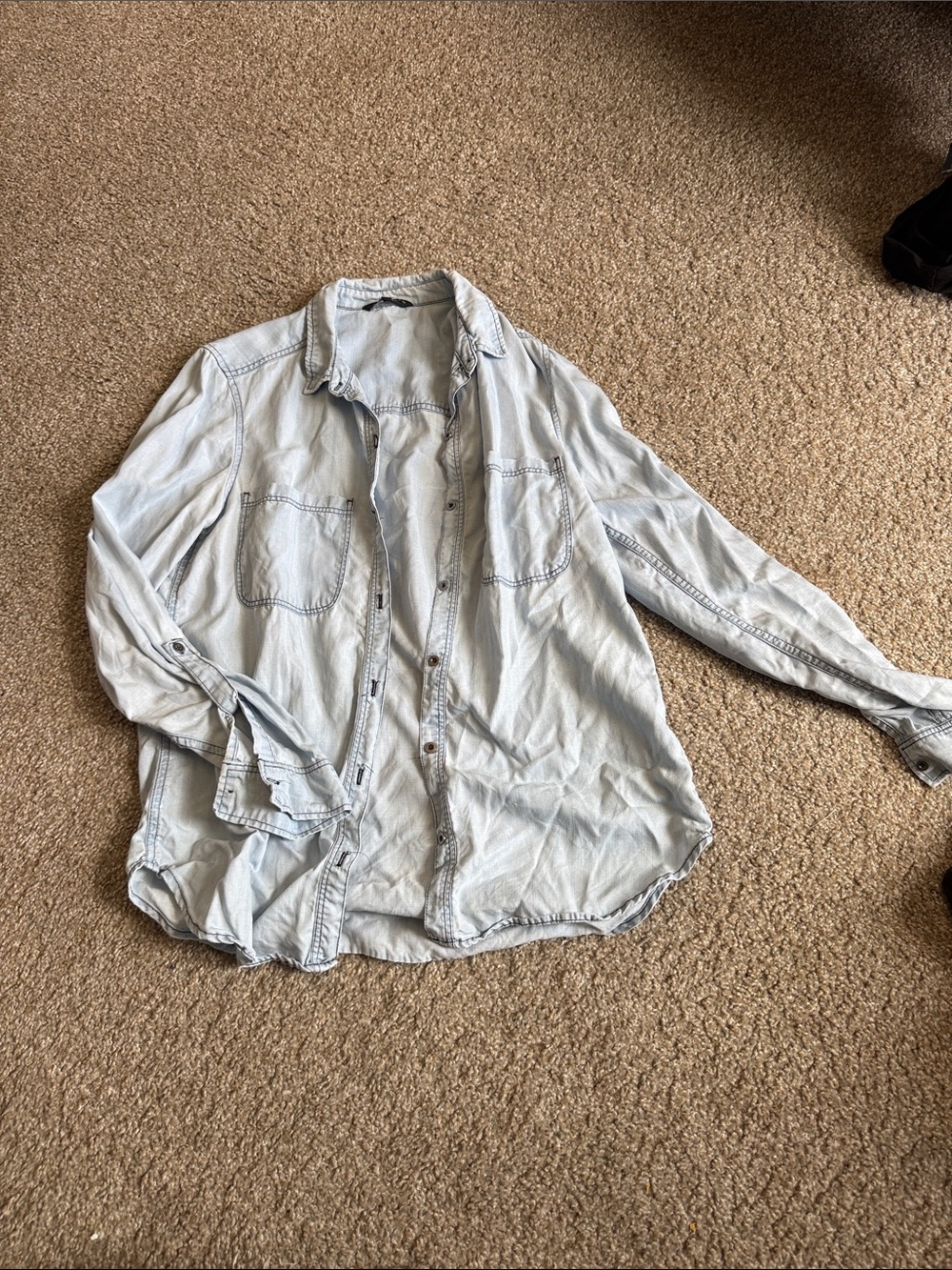 Staccato Light Blue Button-Down Shirt
